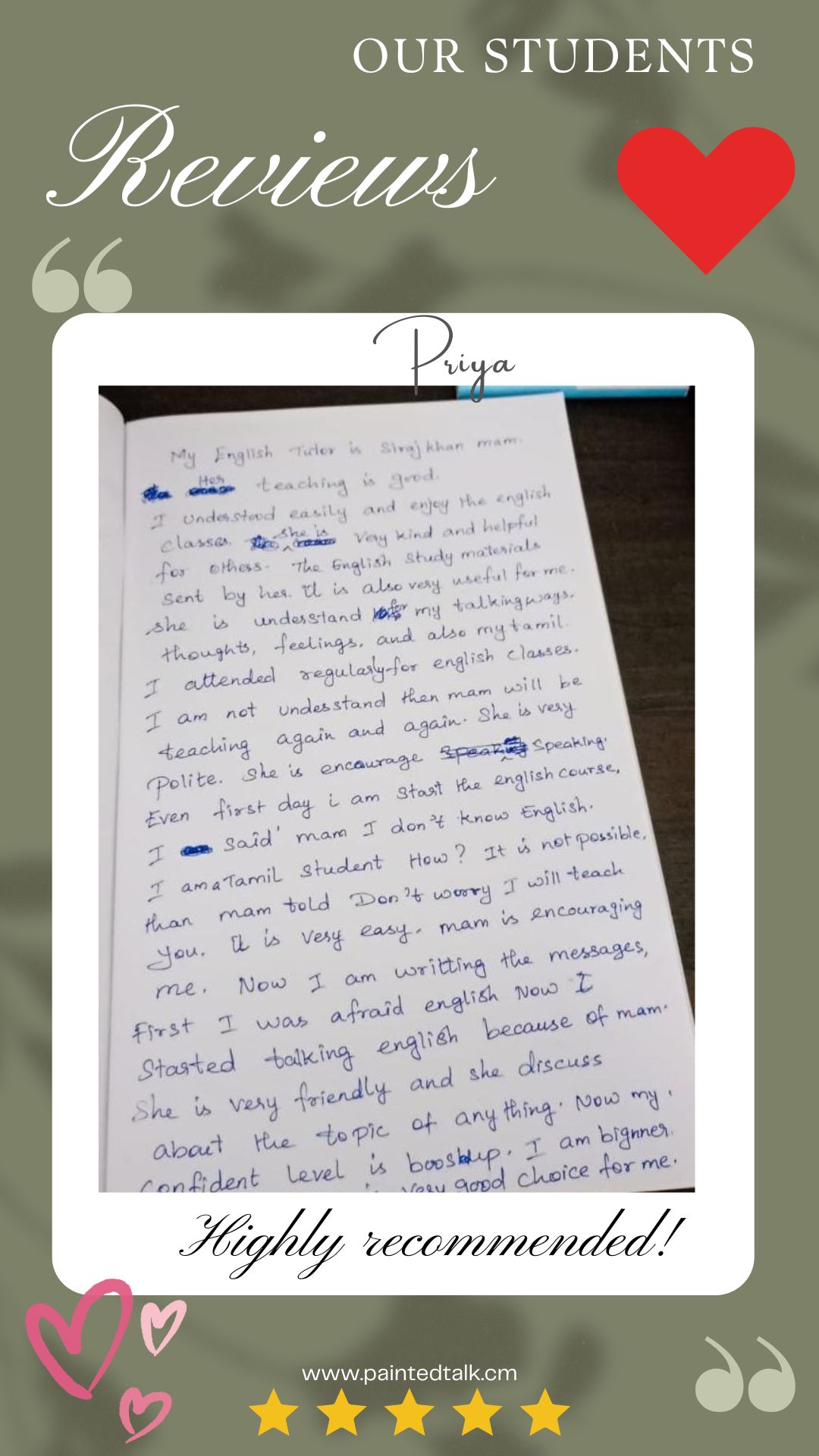 Green Elegant Clients Review Instagram Story 1